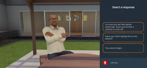 Bodyswaps interactive dialogue