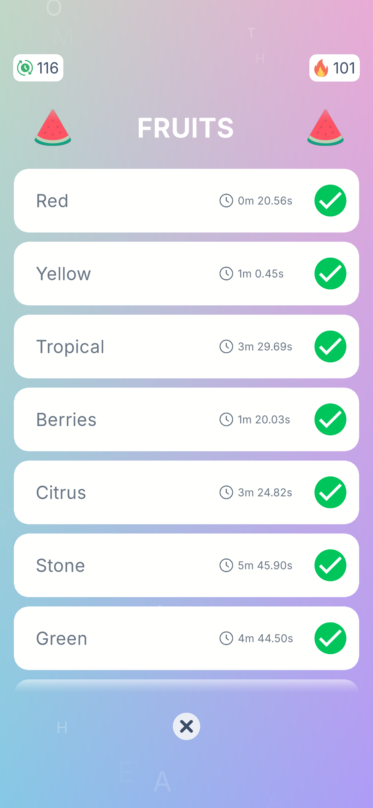 WordSee themed puzzle selection